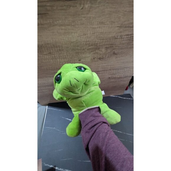 Pulaski River Turtles Plush Hand Puppet Green Giraffe Shell Soft Toy Ballpark Si - Picture 3 of 11